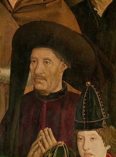 Hajós Henrik (1394-1460) részlete a St. Vincent-i poliptichonról, 1465 körül alkotó: Nuno Goncalves or Gonzalvez